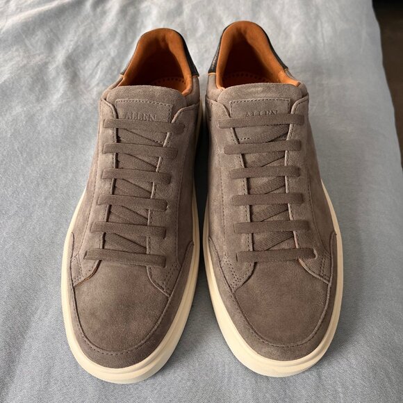 NWOT Allen Edmonds Gray Suede Slip-on Stretch-lace Sneaker Size: 9 main image 9